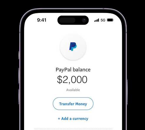 PayPal Transfer $2,000